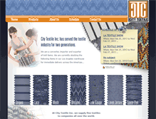 Tablet Screenshot of mycitytextile.com